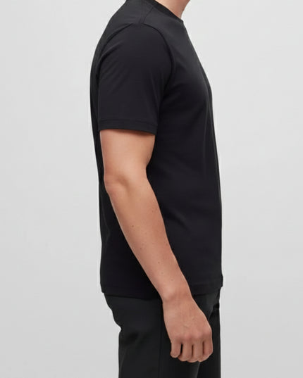 BLACK ROUND NECK T-SHIRT