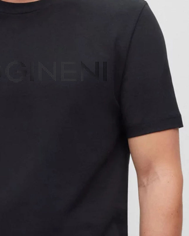 BLACK ROUND NECK T-SHIRT