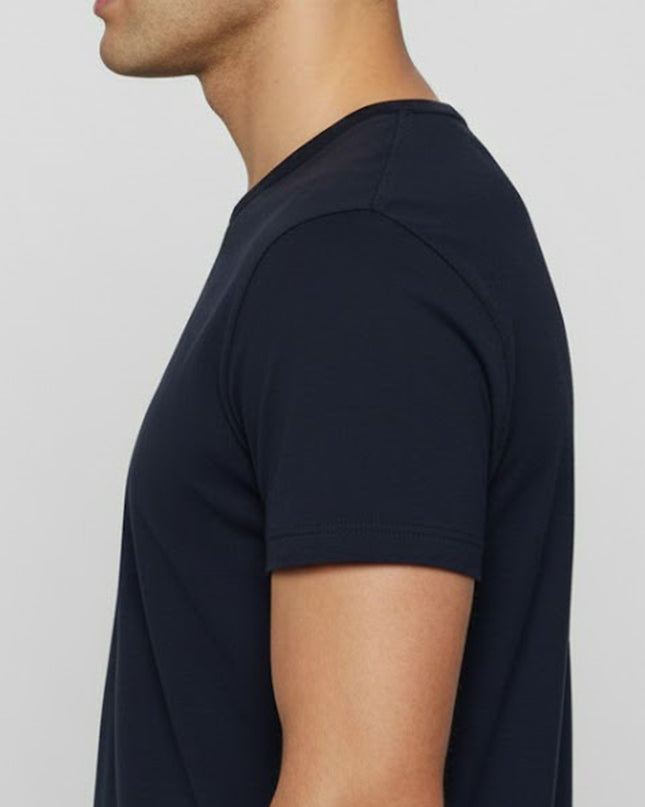 BLACK V NECK T-SHIRT